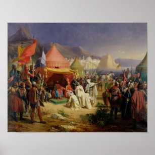 The Taking of Tripoli, April 1102, 1842 Poster