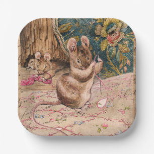 The Tale of Two Bad Mice, Paper Plates