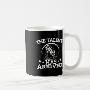 The Talent Has Arrived Funny Ice Hockey Player Men Coffee Mug