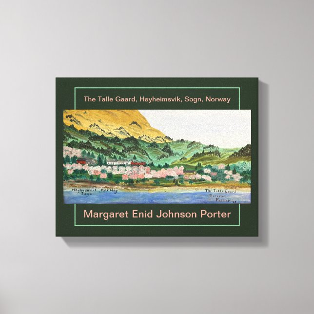 The Talle Gaard (The Talla Farm) '78 MEJP Fine Art Canvas Print (Front)