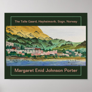 The Talle Gaard (The Talla Farm) '78 MEJP Fine Art Poster