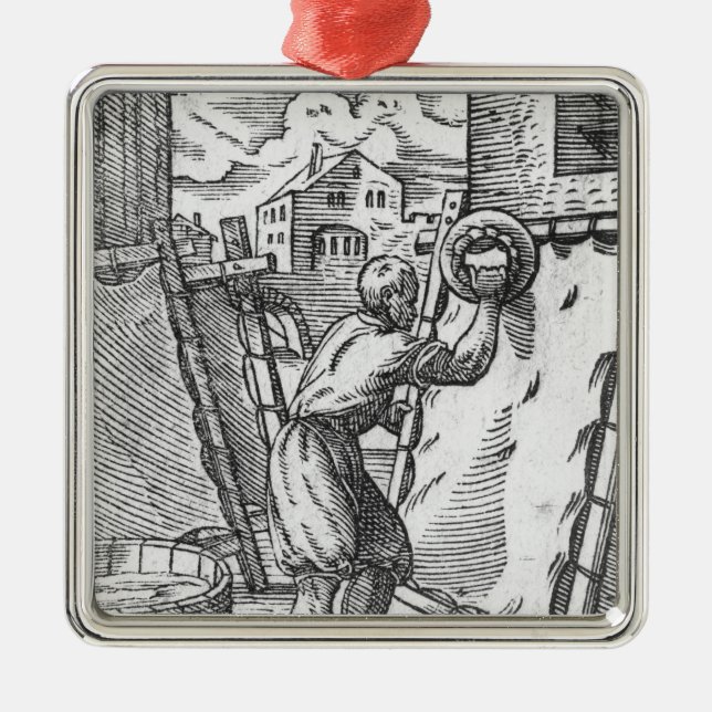 The tanner metal ornament (Front)