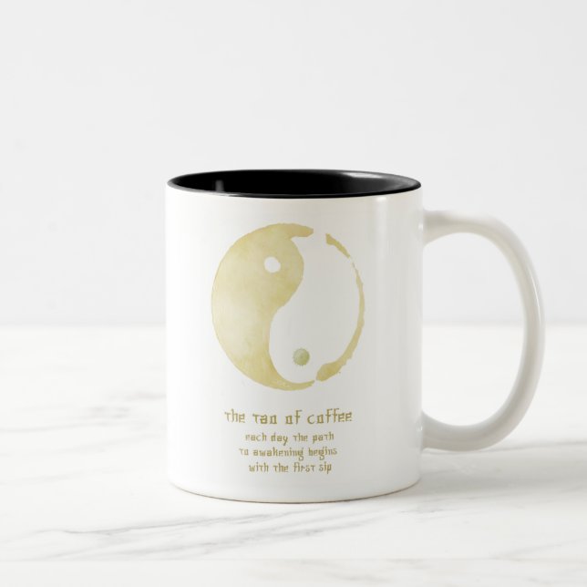 the tao of coffee mug (Right)