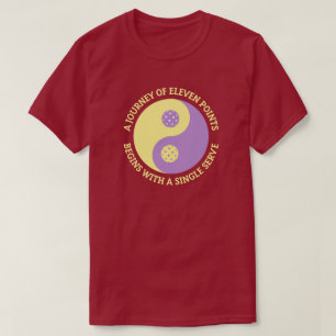 The Tao of Pickleball Funny Yin Yang Pickleball T-Shirt