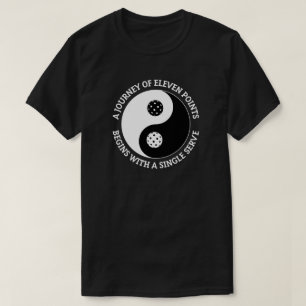The Tao of Pickleball Funny Yin Yang Pickleball T-Shirt