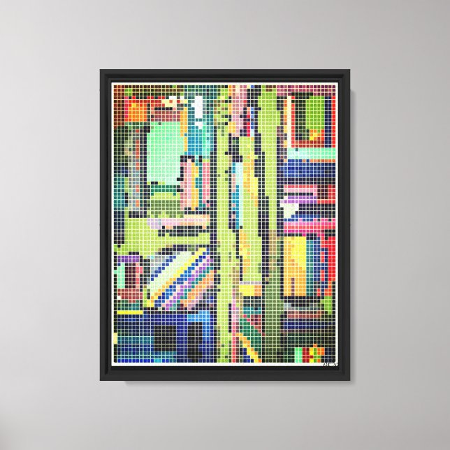 The Taped Up Blockage Canvas Print (Front)