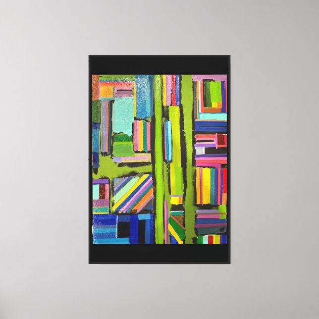 The Taped Up Blockage  Canvas Print (Front)