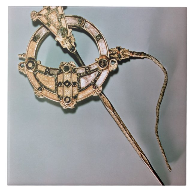 The Tara Brooch, from Bettystown, County Meath (ca Ceramic Tile (Front)