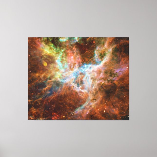 The Tarantula Nebula 30 Doradus NGC 2070 Canvas Print (Front)