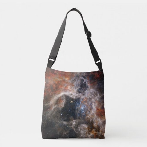 The Tarantula Nebula  NIRCam  JWST Crossbody Bag