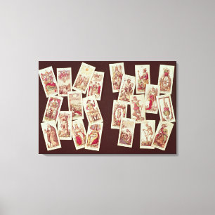 The tarot cards of the Major Arcana Canvas Print