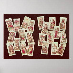 The tarot cards of the Major Arcana Poster