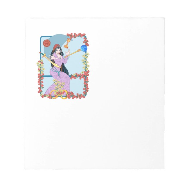 The Tarot Magician Notepad (Front)