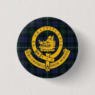 The Tartan Logo Badge Button