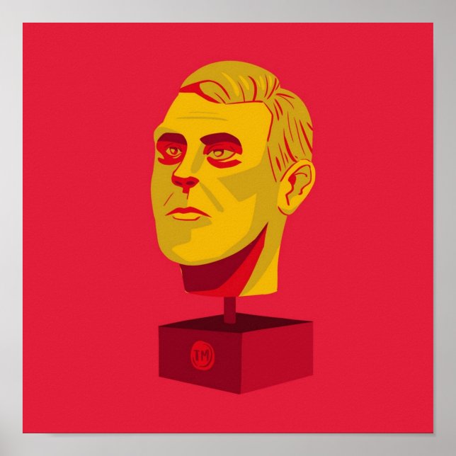 The Taskmasters Shiny Golden Head Poster (Front)