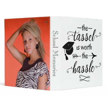 The tassel is worth the hassle 3 ring binder