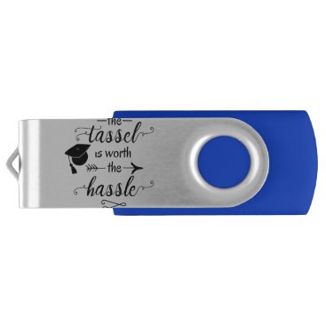 The tassel is worth the hassle flash drive