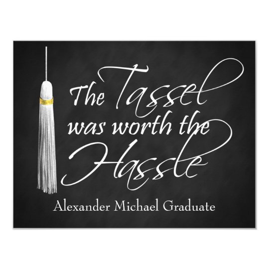 The Tassel Was Worth the Hassle Announcement