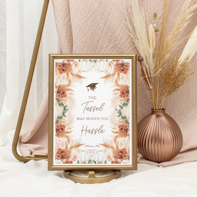 The Tassel Was Worth The Hassle Graduation Card (the perfect way to honor the hard work and dedication. It’s part of our bundle for a complete look. )