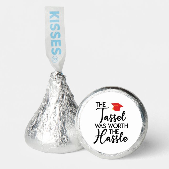 The Tassel Was Worth The Hassle Graduation Party Hershey®'s Kisses® (Front)