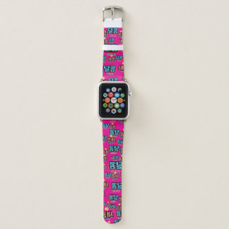 The taste of fruit : "새콤달콤"(sae-com dal-com) apple watch band