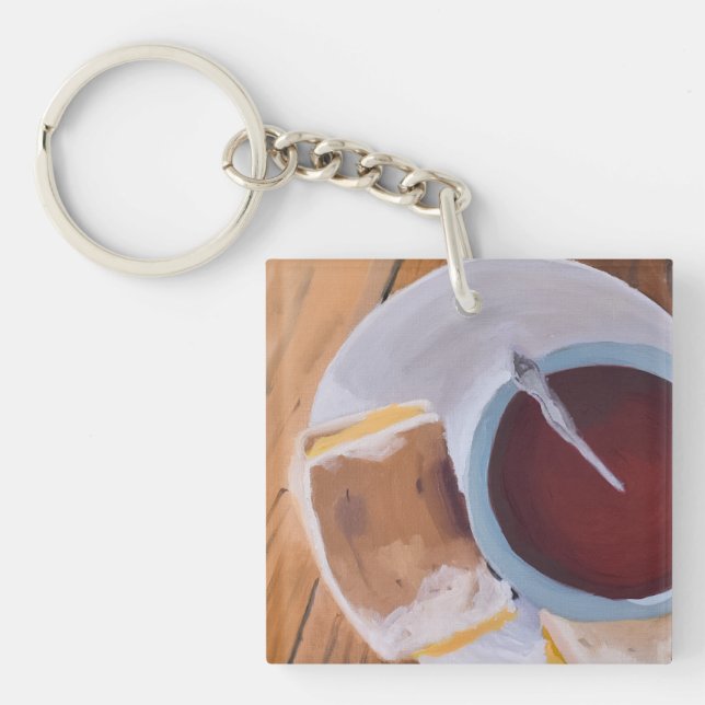 The Taste of Warmth Keychain (Front)