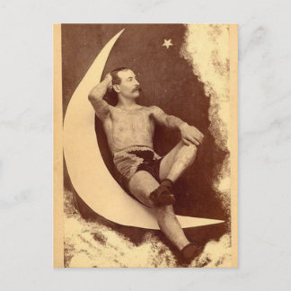 The Tattooed Man In The Moon Postcard