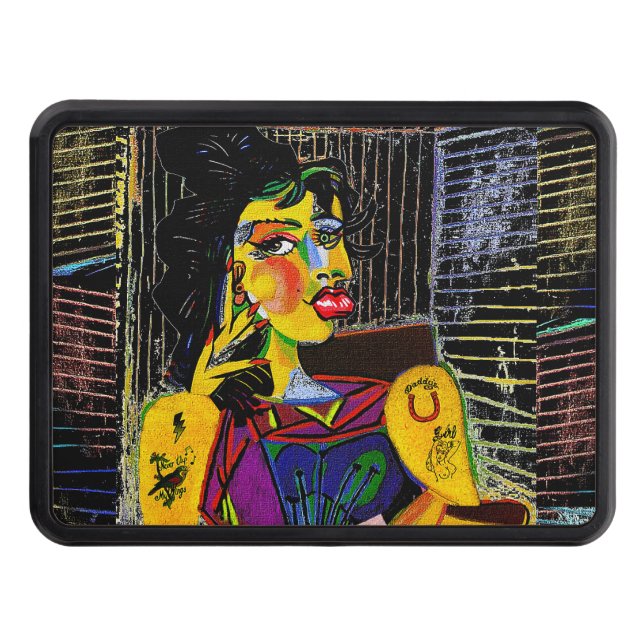 The Tattooed Star Hitch Cover (Front)