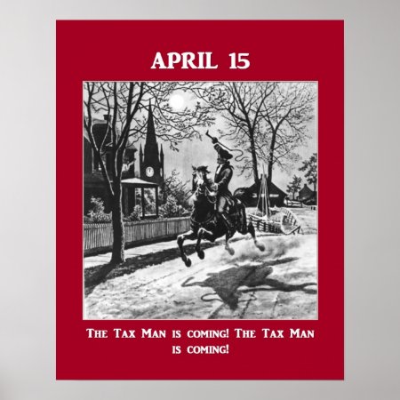 The Tax Man Is Coming! Poster
