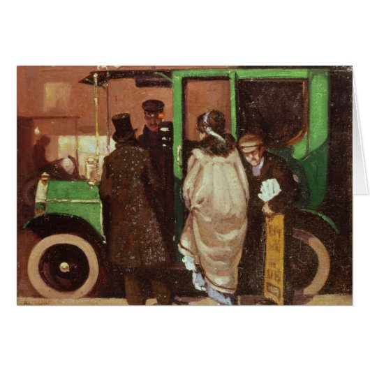The Taxi Cab, c.1908-10 Cards (Front Horizontal)