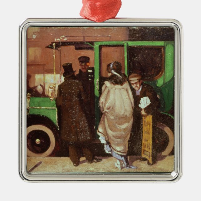 The Taxi Cab, c.1908-10 Metal Ornament (Front)