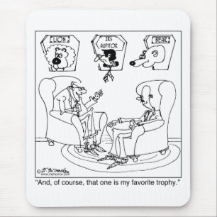 The Taxidermist & The IRS Auditor Mouse Pad