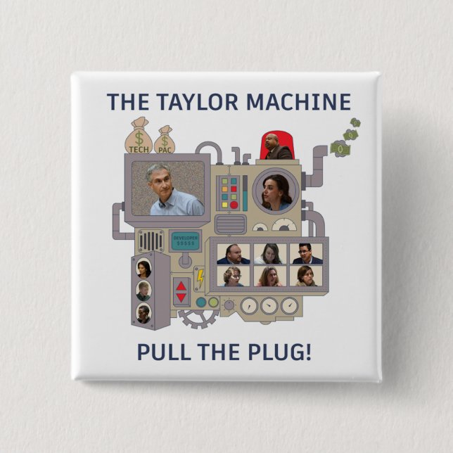 The Taylor Machine Button (Front)