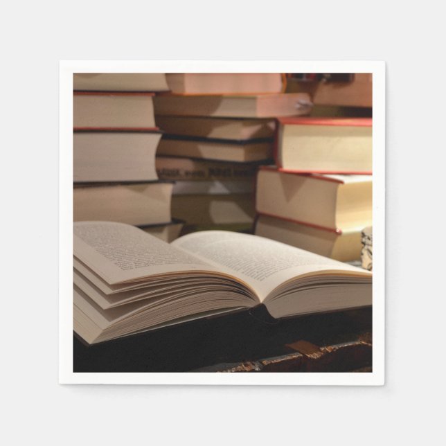 The TBR Book Stack Napkins (Front)