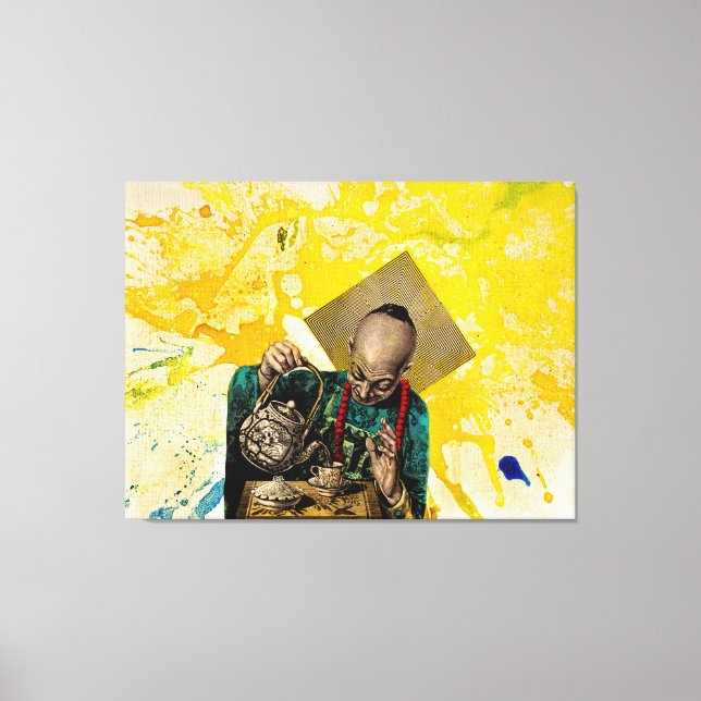 The Tea Man by Michael Moffa Canvas Print (Front)