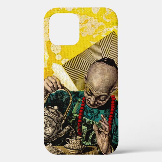 The Tea Man by Michael Moffa Case-Mate iPhone Case (Back)