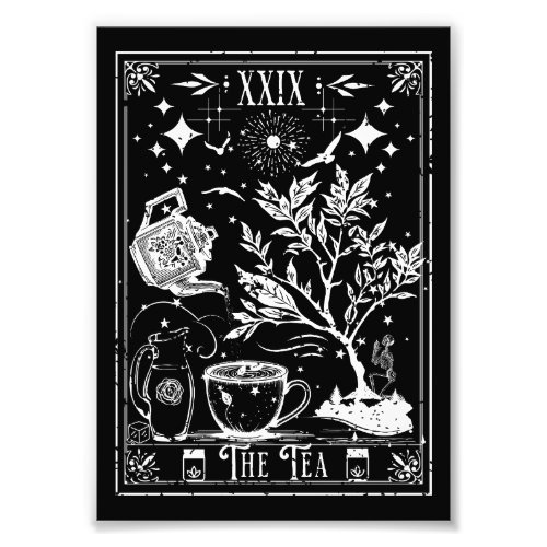 The Tea Tarot Card Photo Print