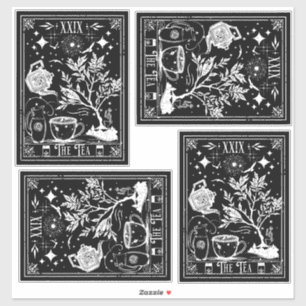 The Tea Tarot Cards Sticker