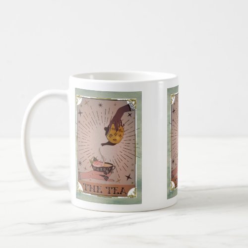 The Tea Vintage Tarot Card Mystical Witchy Art Coffee Mug
