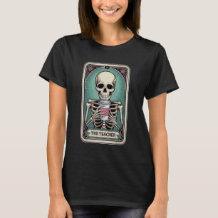The Teacher Tarot Card Math Teacher English Funny  T-Shirt