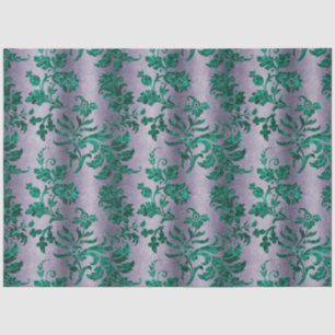 The Teal Velvet  Series Design 1 Tissue Paper