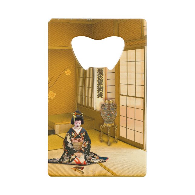 The Tears of Madama Butterfly Credit Card Bottle Opener (Front)
