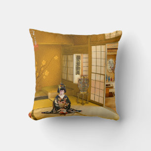 The Tears of Madama Butterfly Throw Pillow