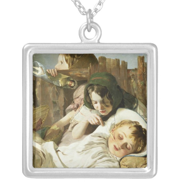 The Tease Silver Plated Necklace (Front)