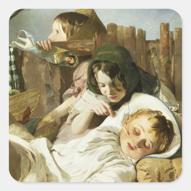 The Tease Square Sticker (Front)