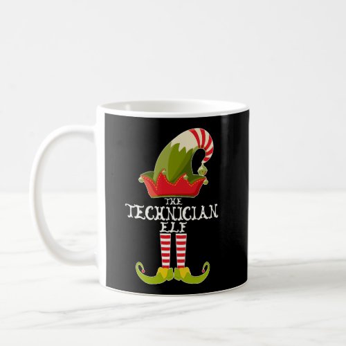 The Technician Elf Funny Christmas Matching Family Coffee Mug