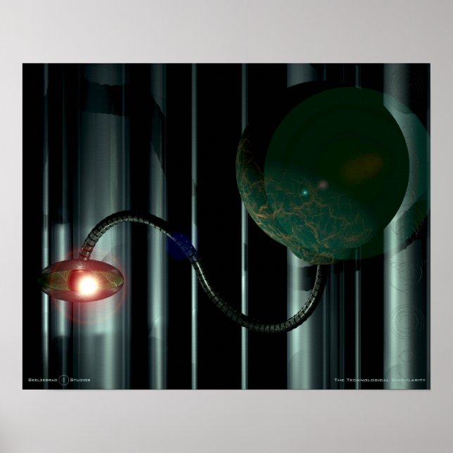 The Technological Singularity Poster (Front)