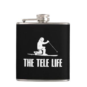 The Telemark Ski Life Flask