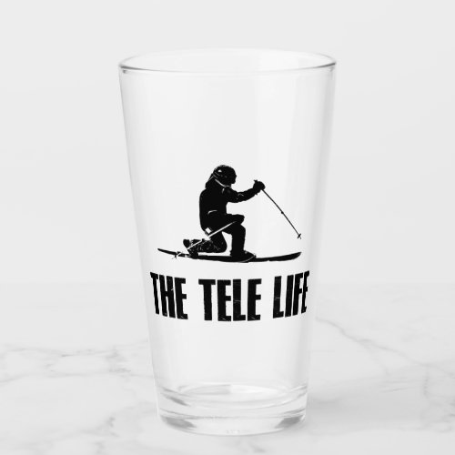 The Telemark Ski Life Glass