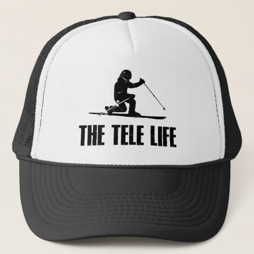 The Telemark Ski Life Trucker Hat